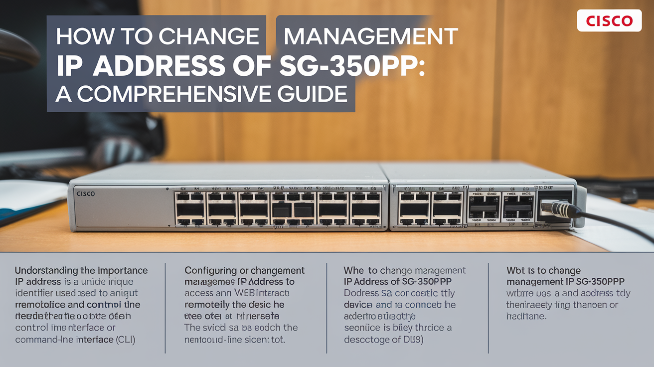 Change Management IP Address of SG-350PP