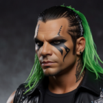 Jeff Hardy Green Hair Figure with Boombox