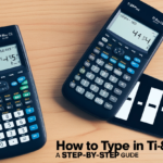 How to Type - in TI84 Plus CE