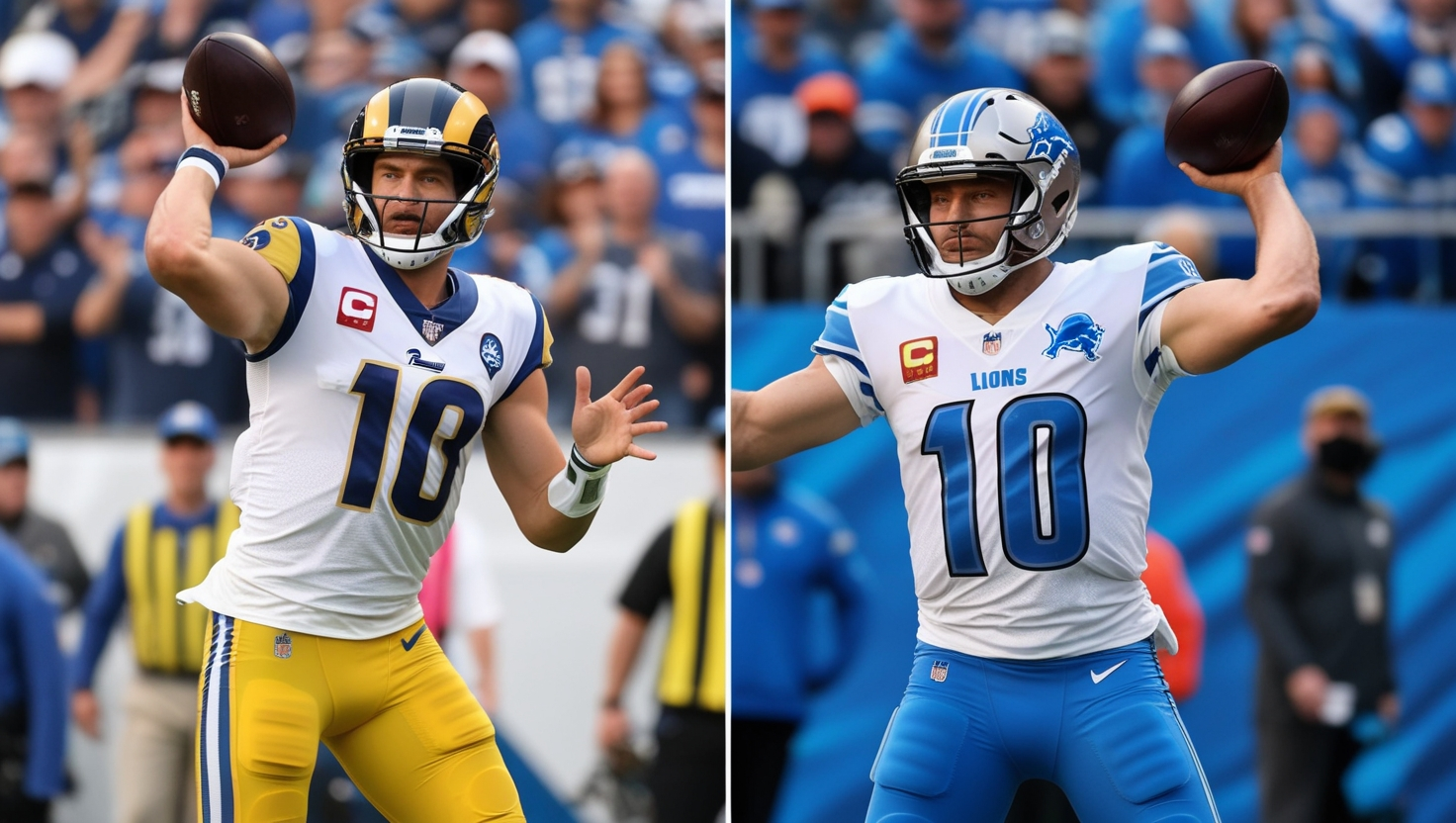 Where to Watch Los Angeles Rams vs Detroit Lions