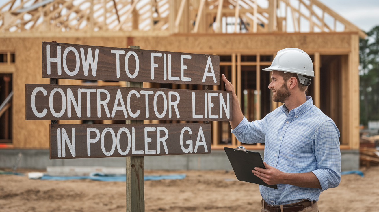 Contractor Lien in Pooler GA