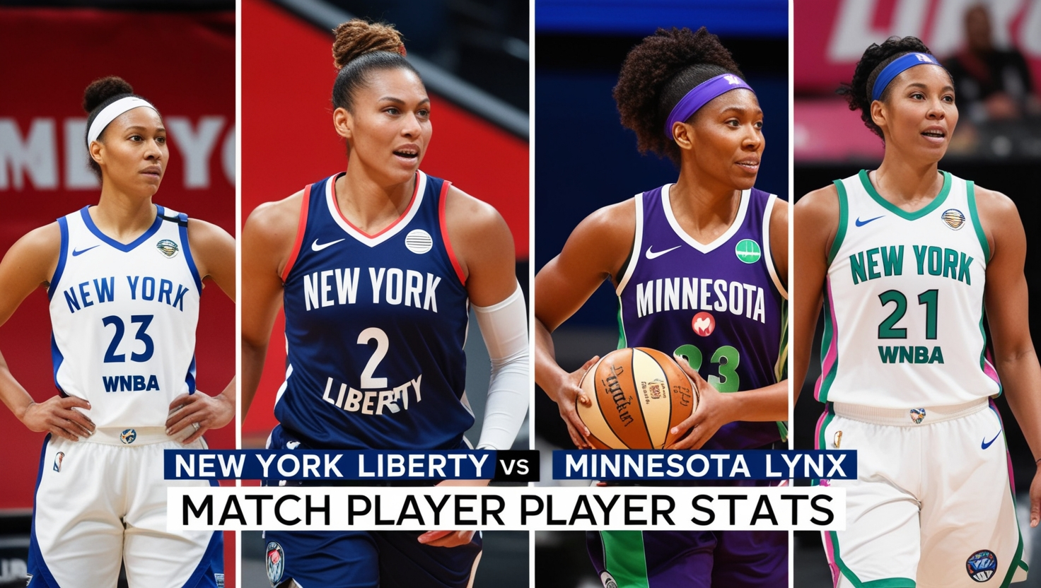 New York Liberty vs Minnesota Lynx Match Player Stats